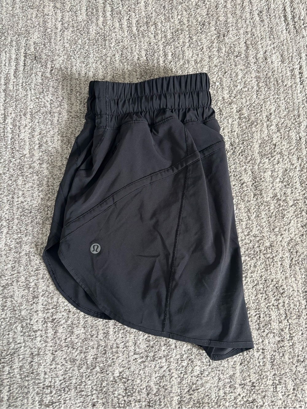 lululemon athletica hotty hot Women's Black Athletic Shorts